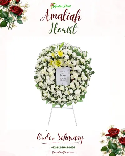 Krans Bunga Duka Cita sanur